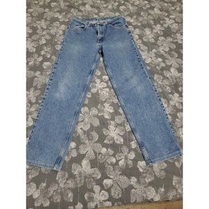 LEE Men's Jeans Size 33x34 Loose Straight Leg Denim Blue Jeans
